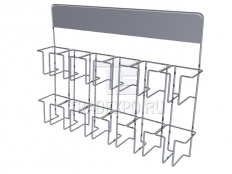 Блок навесной под визитки на 12 вертикальных кармашков